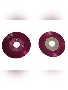 RCA Victor 45 RPM Record Sleeves with Vinyl Records